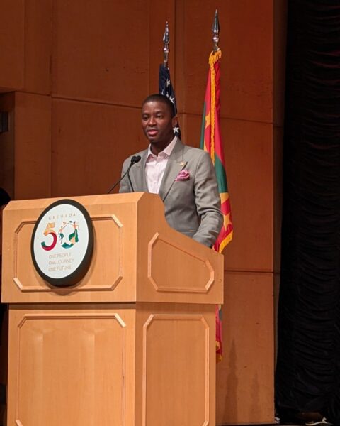 Grenada Prime Minister Dickon Mitchell at DMV TownHall 2024